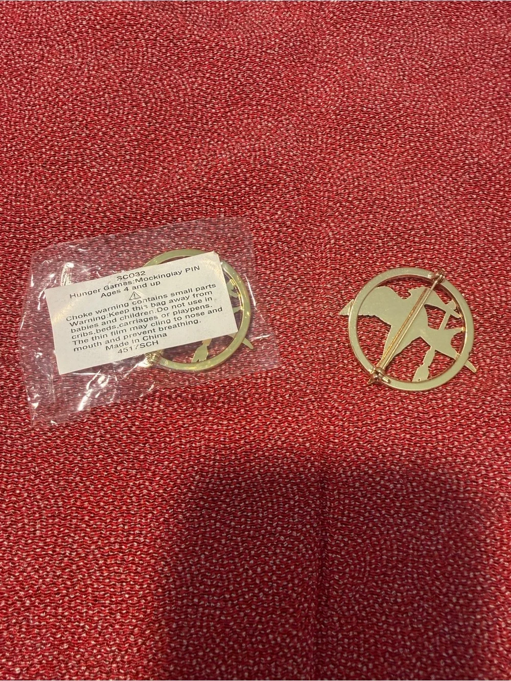 Hunger Games Gold Mockingjay Brooch Pins - Women’s , Kids, Men’s Accessories